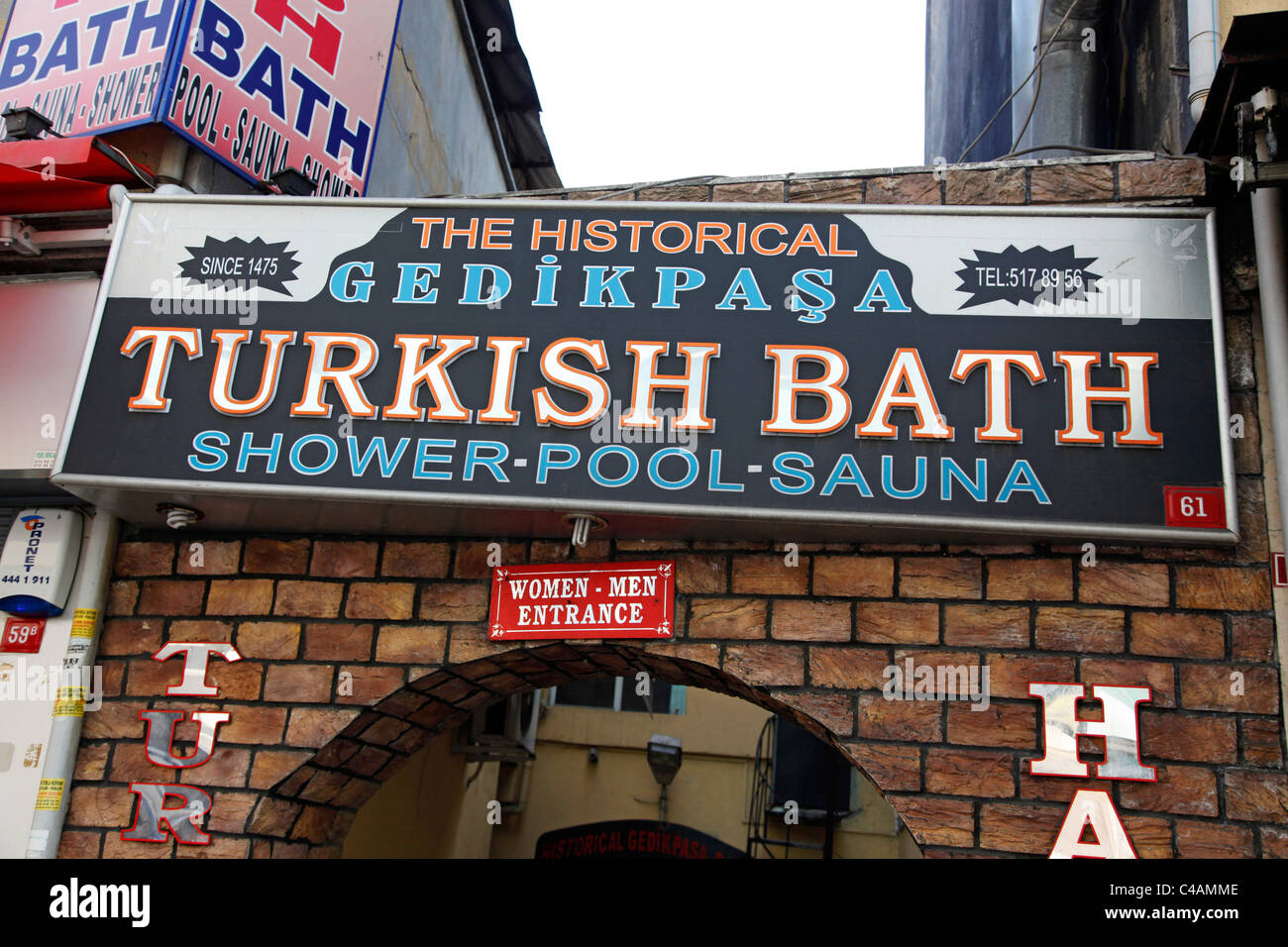 Hamam turc et un sauna à Istanbul, Turquie Banque D'Images