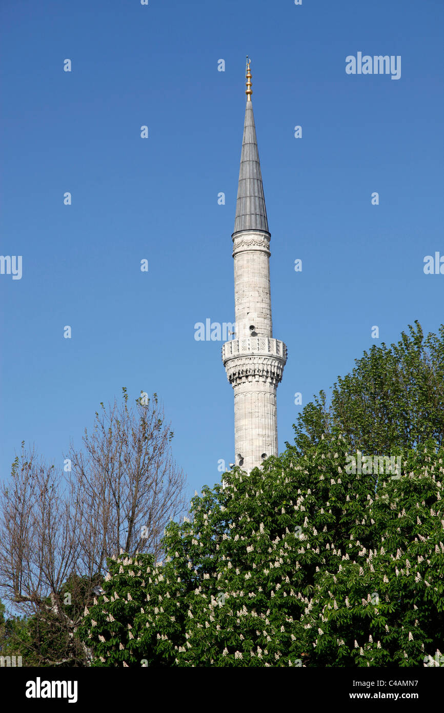 La Mosquée Bleue, également connu sous le nom de la Mosquée Sultan Ahmed à Istanbul, Turquie Banque D'Images