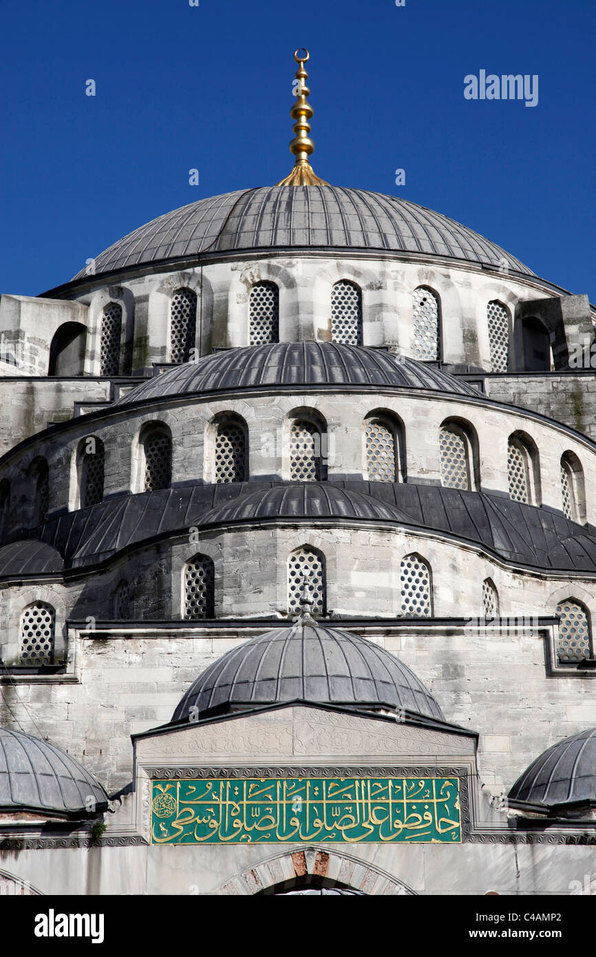 La Mosquée Bleue, également connu sous le nom de la Mosquée Sultan Ahmed à Istanbul, Turquie Banque D'Images