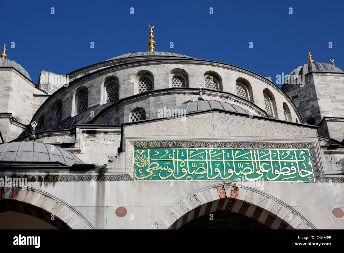 La Mosquée Bleue, également connu sous le nom de la Mosquée Sultan Ahmed à Istanbul, Turquie Banque D'Images