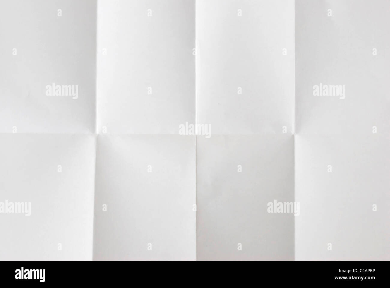 Plier ridée texture feuille de papier Banque D'Images