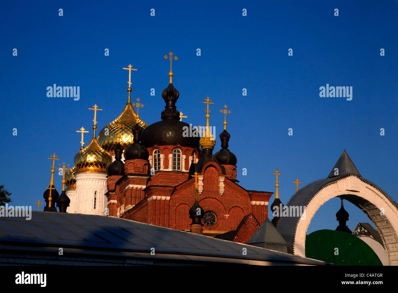 La Russie, l'anneau d'Or, le monastère de Kostroma, Bogoyavlensko-Anastasin dans le centre historique Banque D'Images