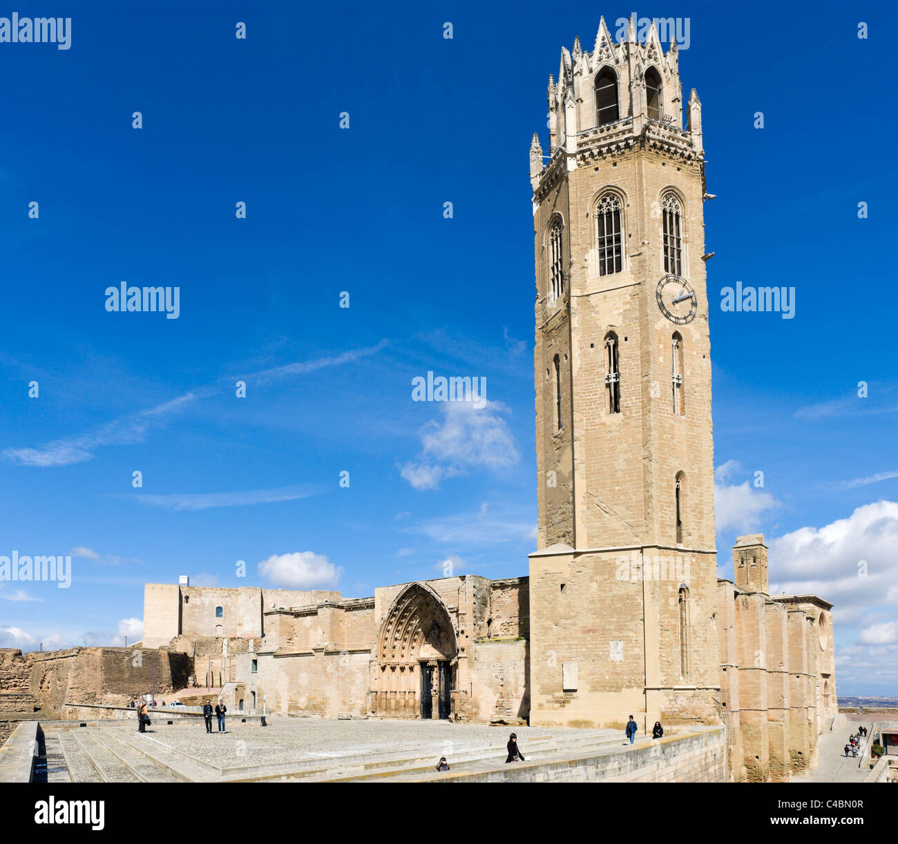 La Seu Vella (ancienne cathédrale), Lleida (Lérida), Catalogne, Espagne Banque D'Images