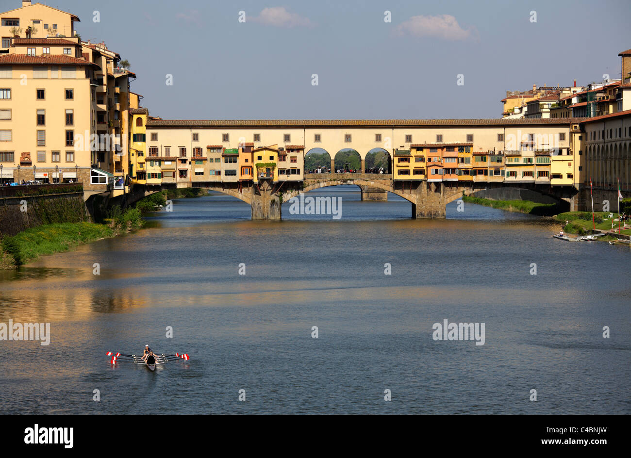 Le Ponte Vecchio, Florence, Italie Banque D'Images