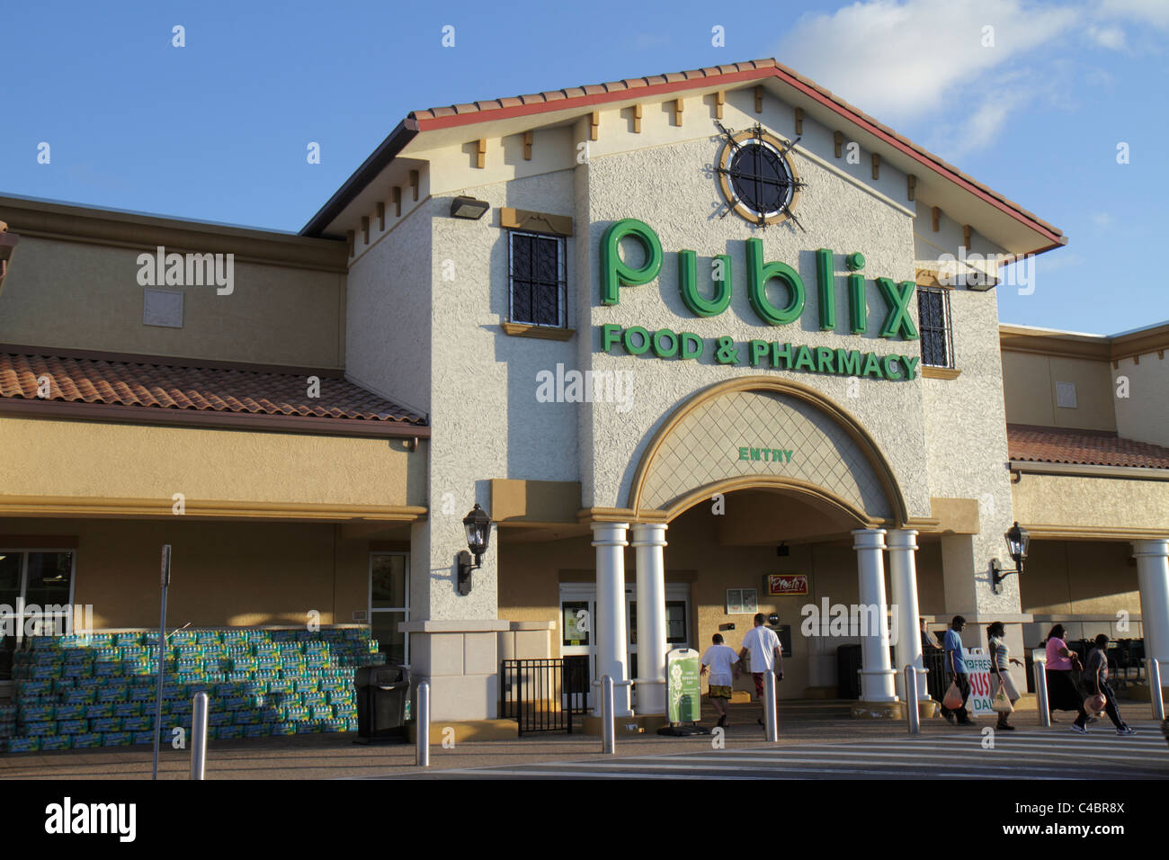 St Saint Augustine Floride, Publix, magasin d'alimentation, supermarché, nourriture, entrée, devant, les visiteurs Voyage tourisme touristique sites touristiques cul Banque D'Images