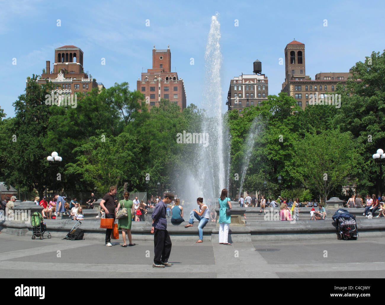 Washington Square Park, New York Banque D'Images