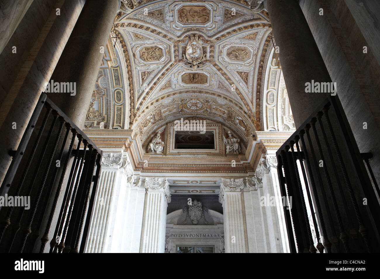 La basilique Saint Pierre, Rome, Italie Banque D'Images