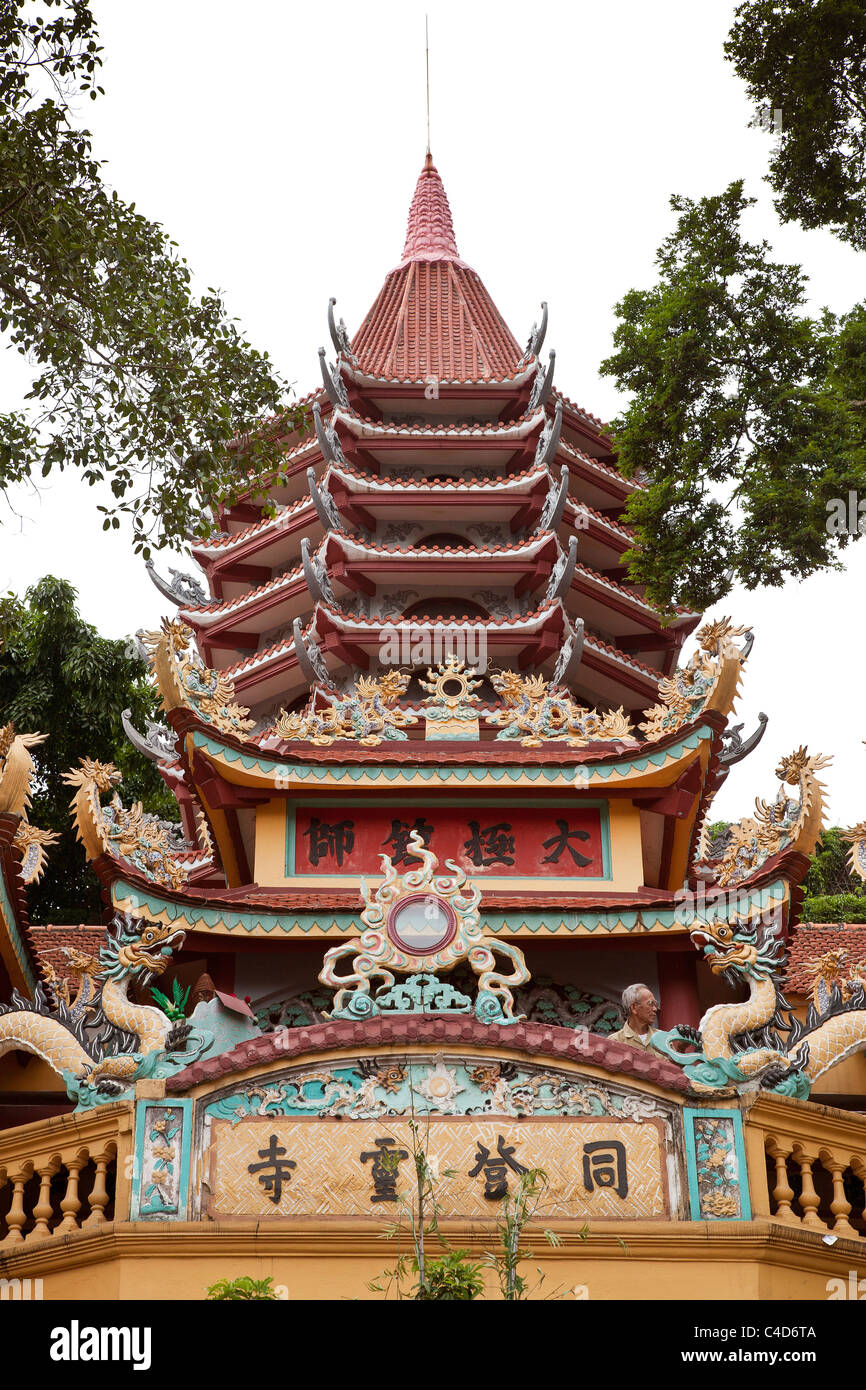 Déesse Mère Lieu Hanh Temple, Lang Son, Vietnam Banque D'Images