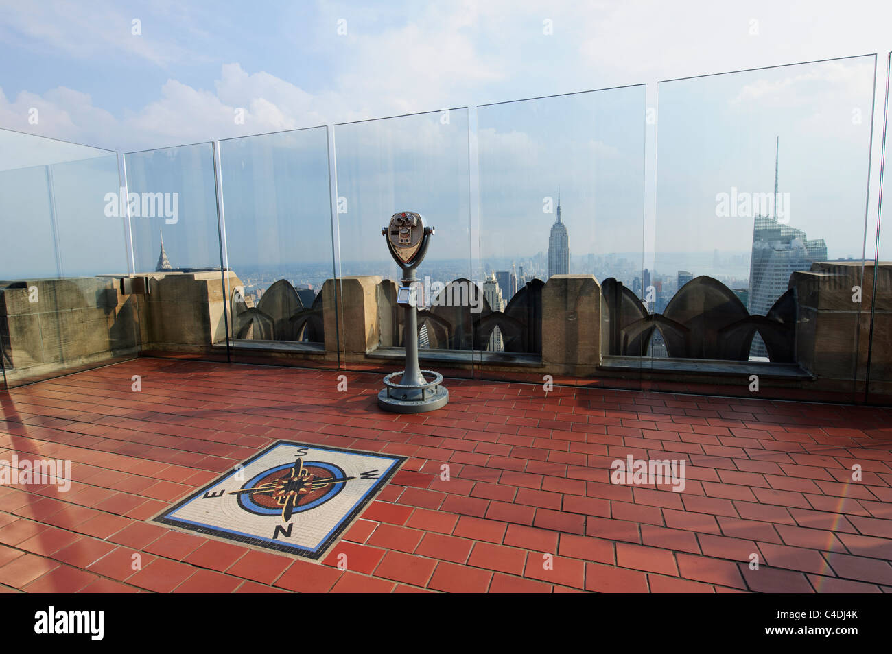 Les toits du Rockefeller Center, New York City, États-Unis Banque D'Images
