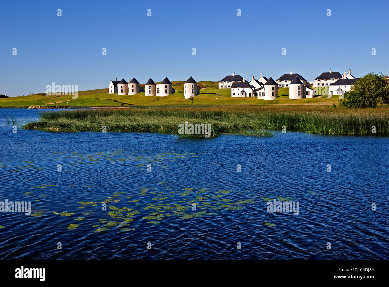 Lough Erne Resort où le sommet du G8 a eu lieu juin 2013, Lower Lough Erne, comté de Fermanagh, en Irlande du Nord Banque D'Images