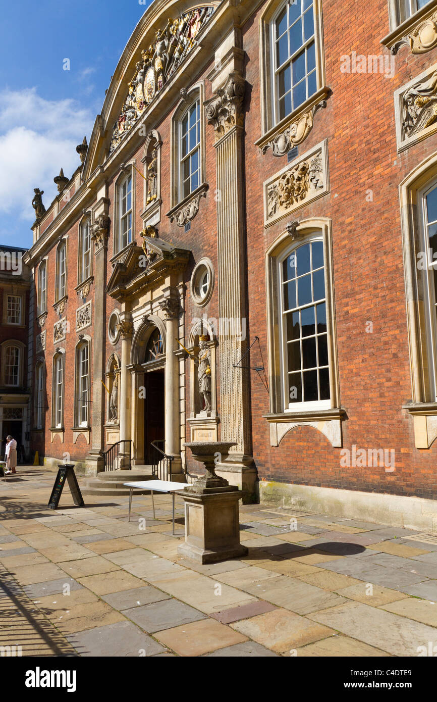 Le Worcester Guildhall dans le centre-ville Banque D'Images