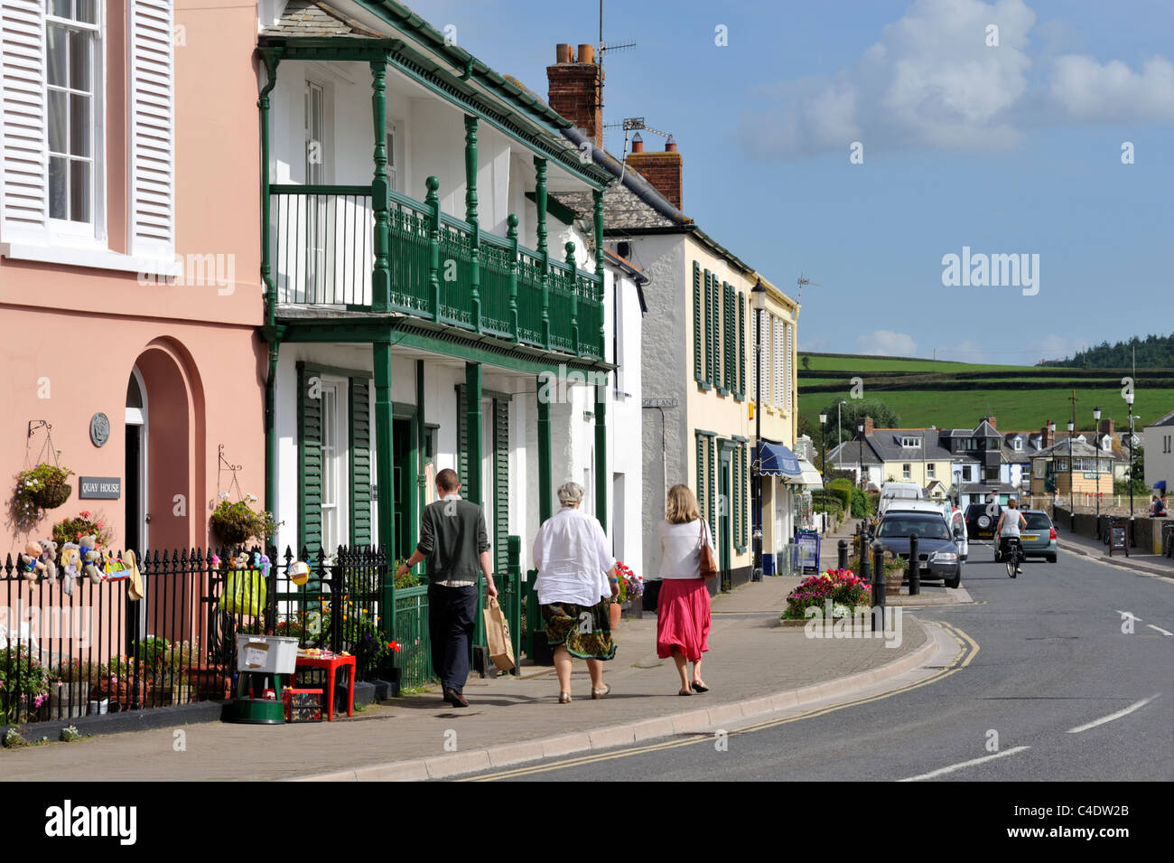 Ville de Hartland, North Devon, UK Banque D'Images