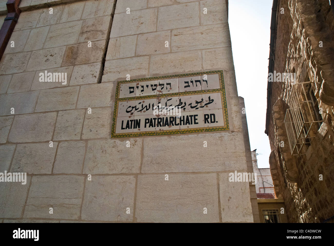 Jérusalem est une ville sainte pour les trois grandes religions abrahamiques-judaïsme, christianisme et islam. Banque D'Images
