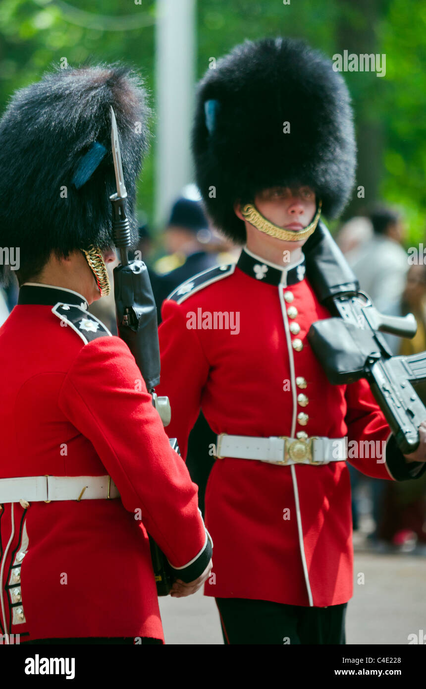 Parade la couleur cérémonie sur Horse Guards Parade. Banque D'Images