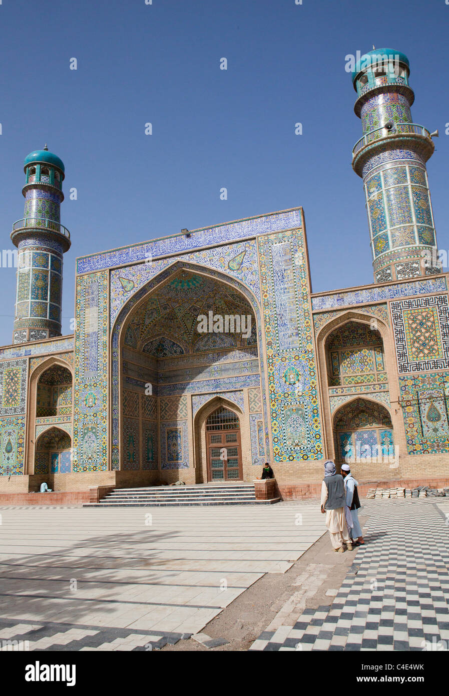 Je Jami Masjid jour religion monument mosquée Afghani Banque D'Images
