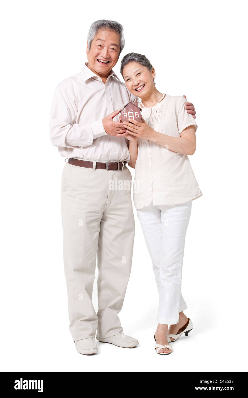Couple UN MODÈLE Home Banque D'Images