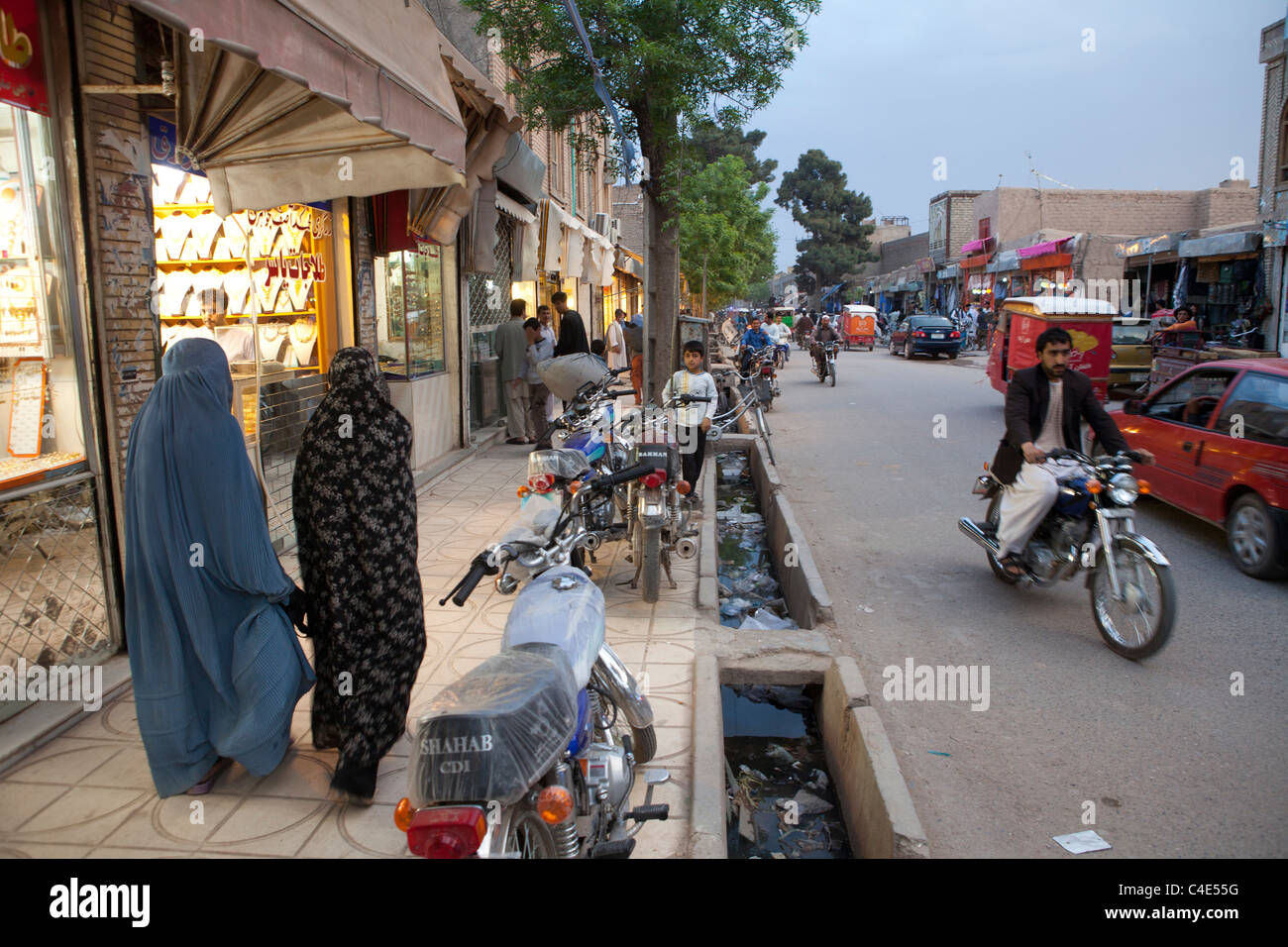 Shop à Herat, Afghanistan Banque D'Images