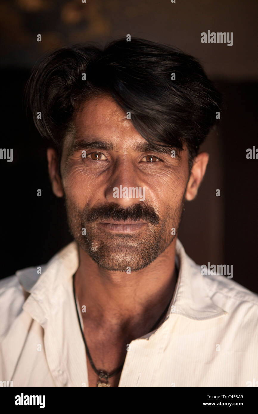 Homme chrétien au Pakistan Banque D'Images