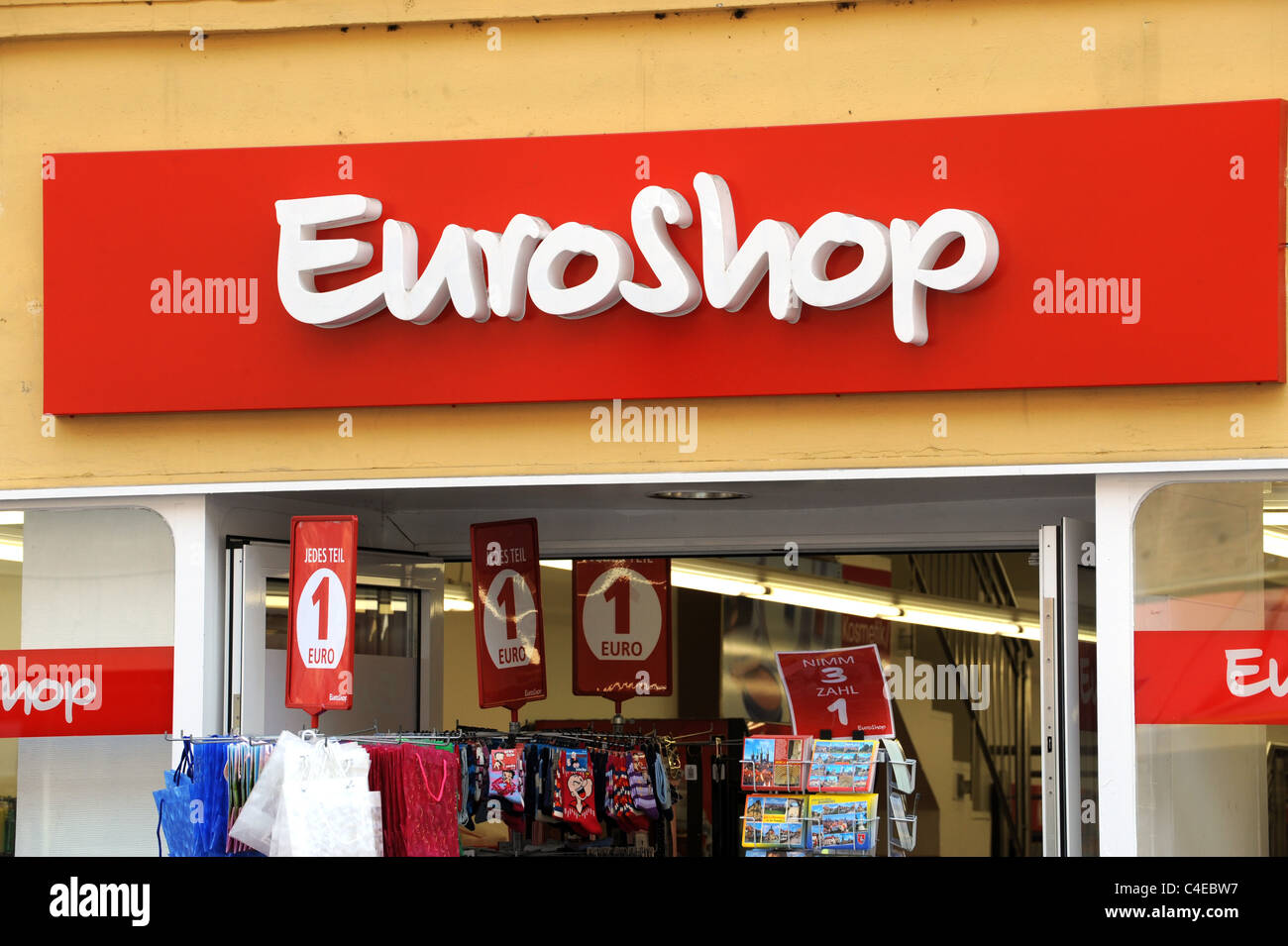 L'Euro Shop Deutschland Allemagne Bavière Bamberg Banque D'Images