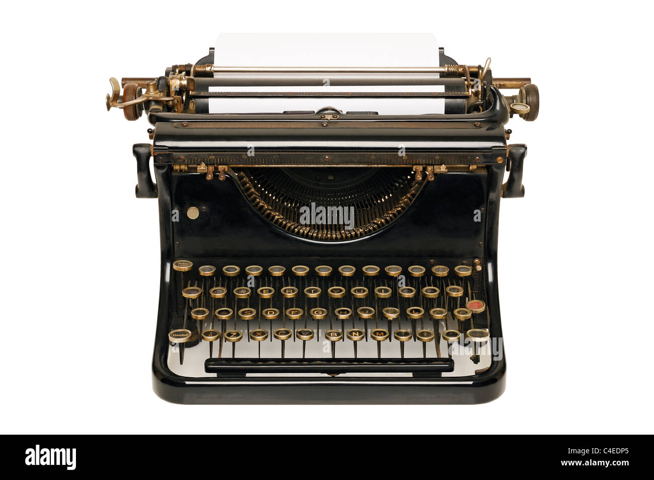 Machine à écrire, Découper. Banque D'Images