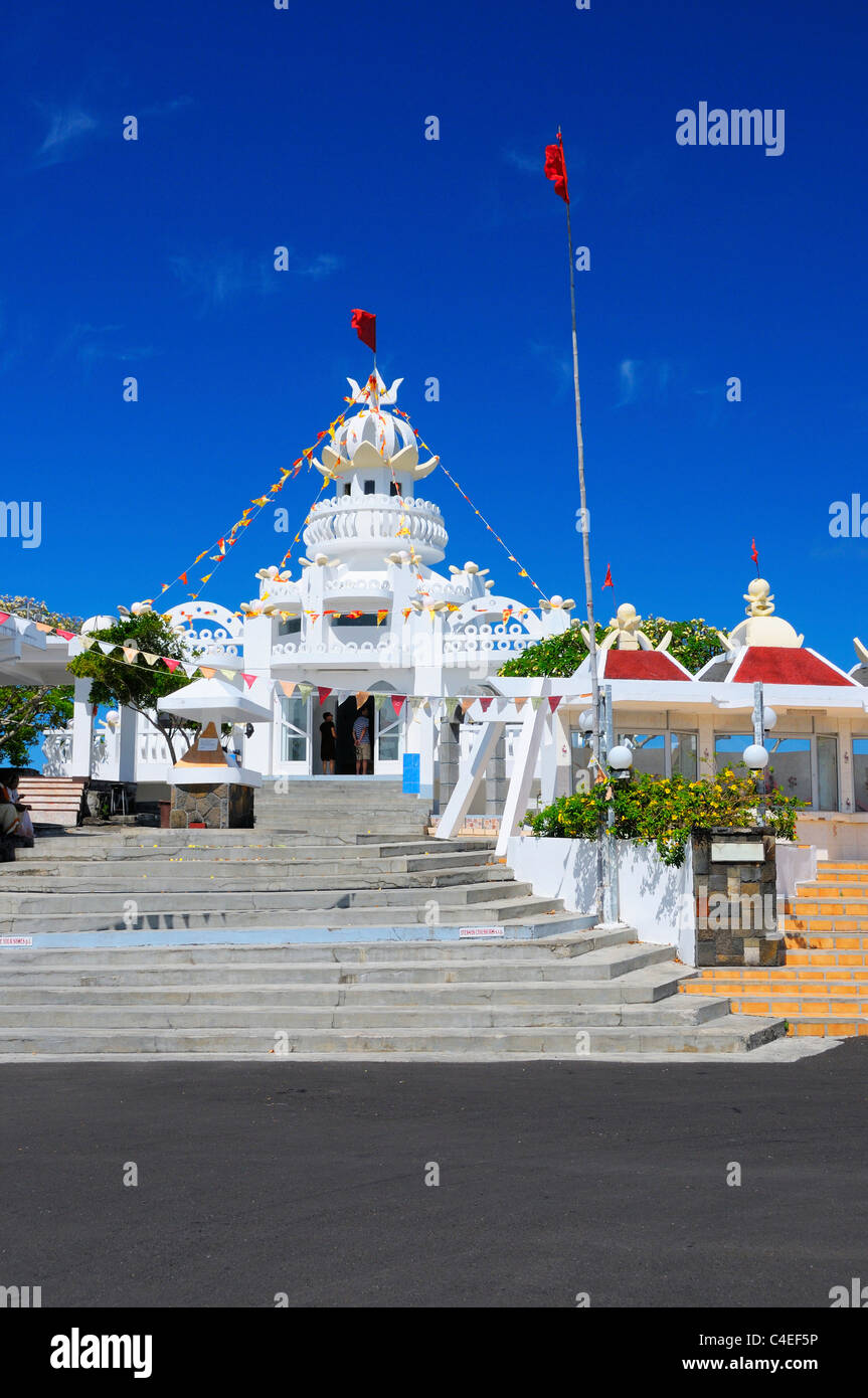 Le Temple Hindou Shiv Sagar Mandir est un bien connus et visités à poste de Flacq, Flacq, Ile Maurice. Banque D'Images