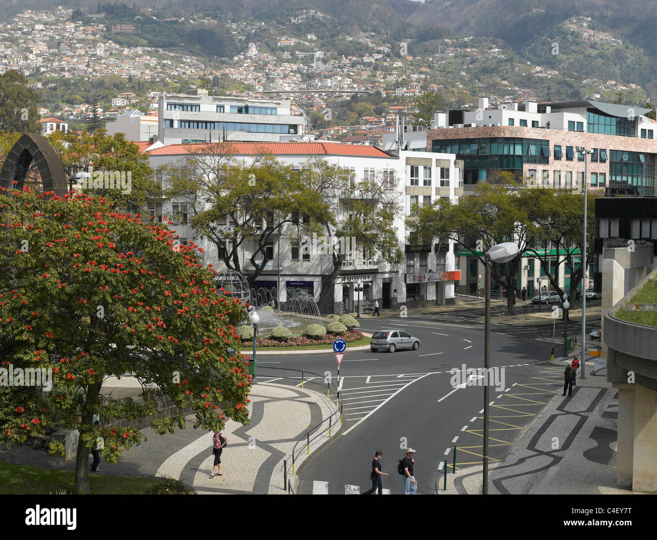 Rotunda do Infante Funchal Madeira Portugal Europe de l'UE Banque D'Images