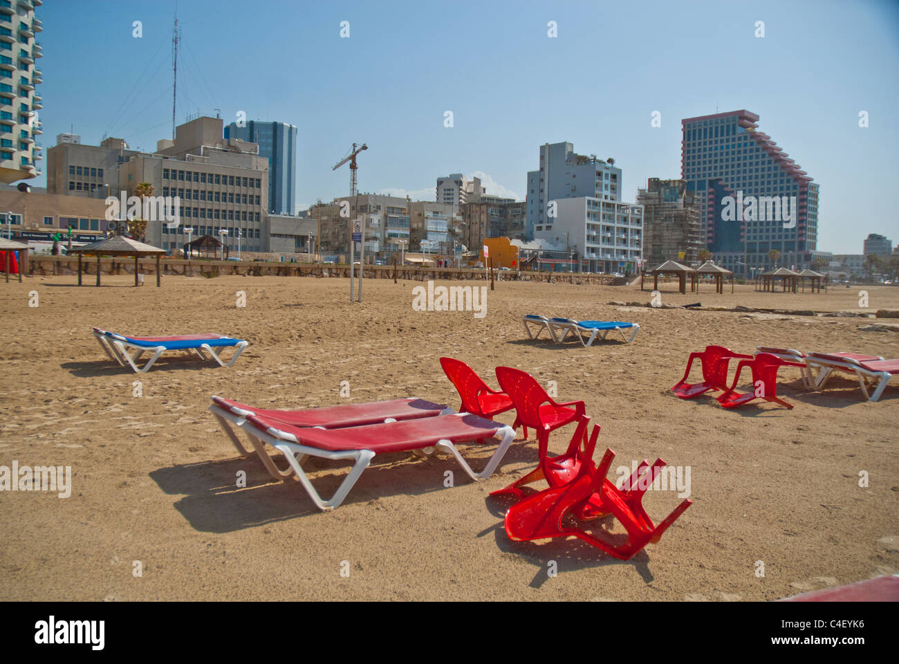 Tel Aviv, scène de vie Banque D'Images