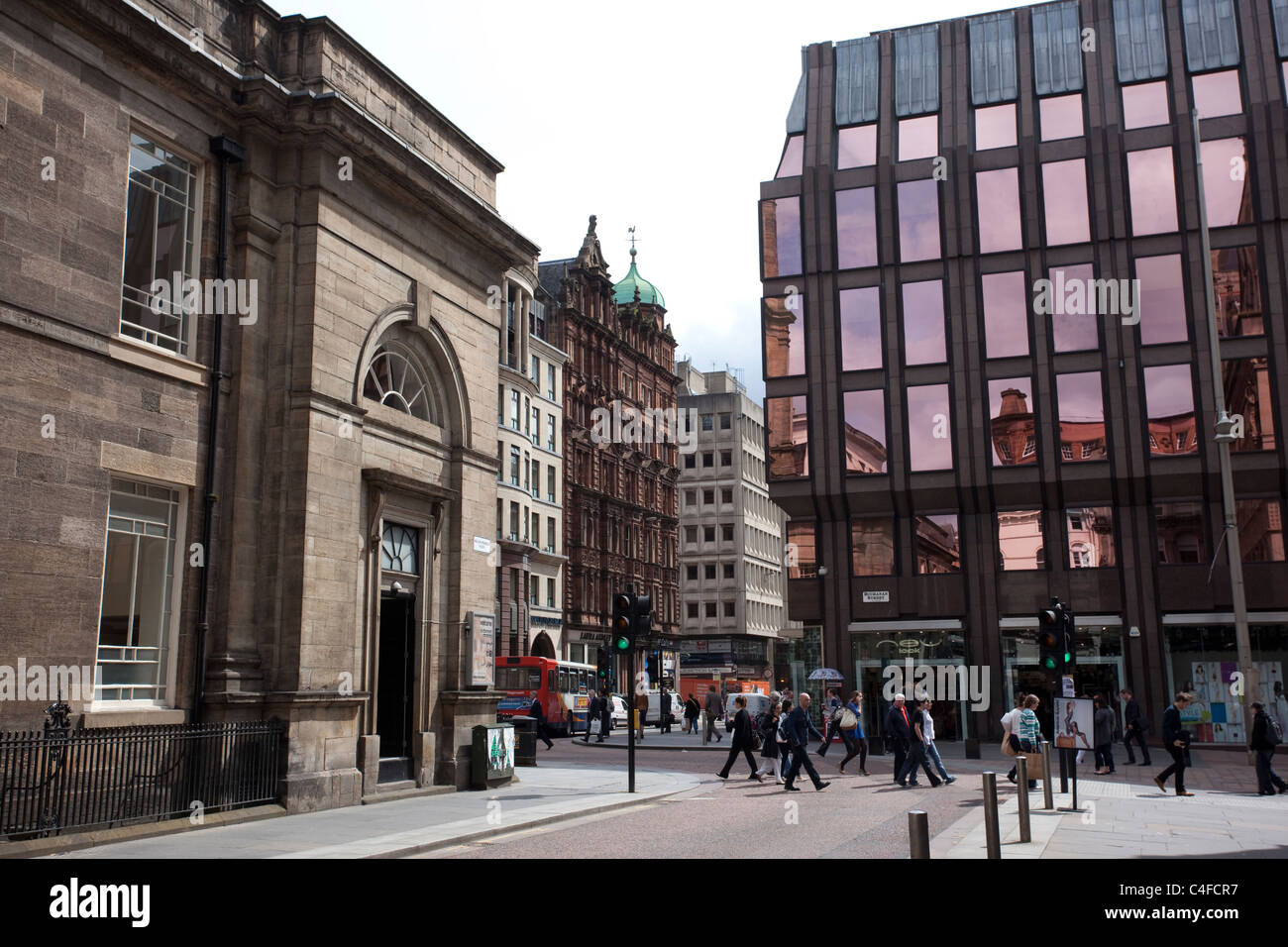 La place Nelson Mandela Buchanan Street Glasgow, Scotland. Photo:Jeff Gilbert Banque D'Images