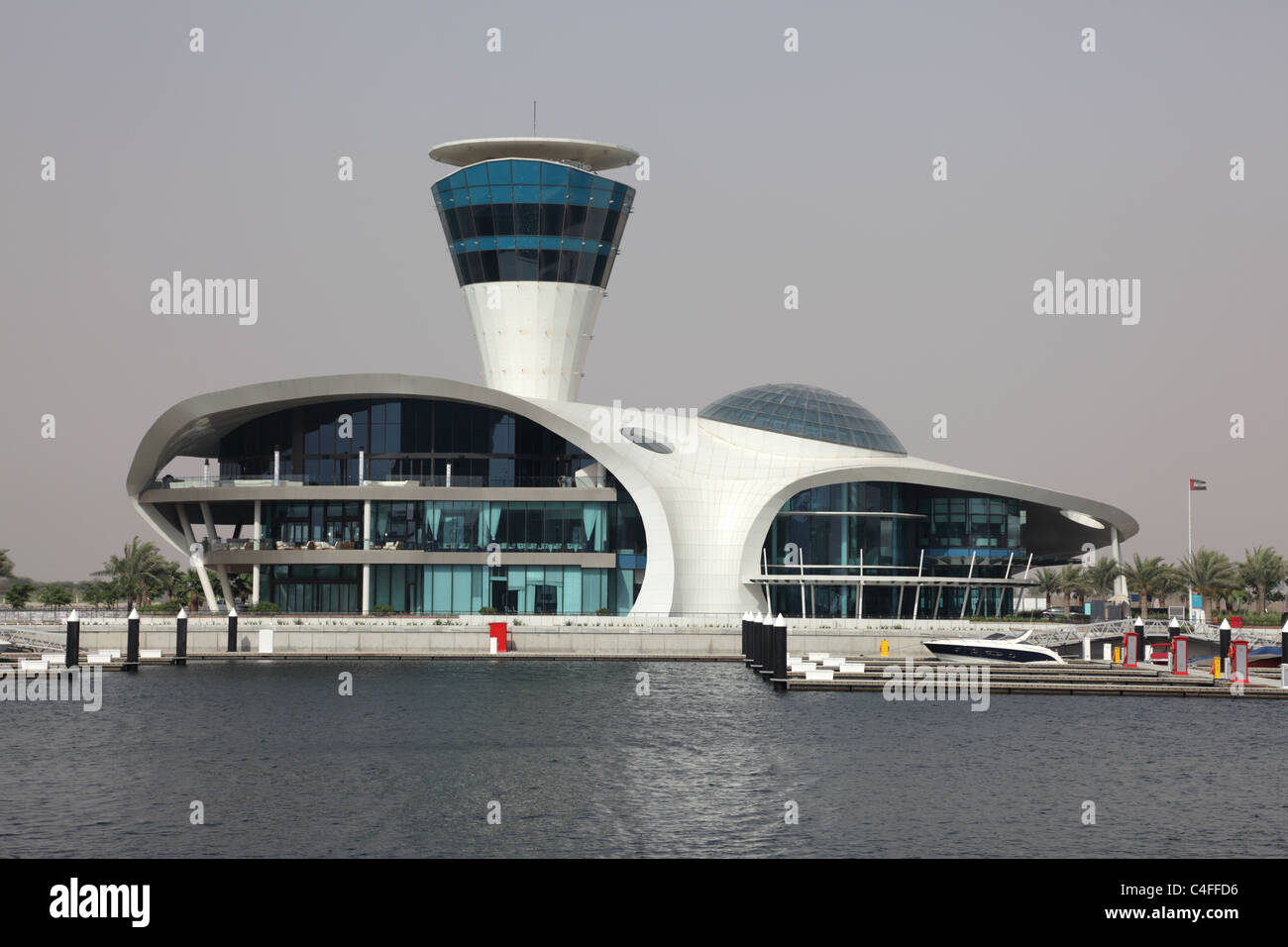 Yas Marina à Abu Dhabi, Émirats Arabes Unis Banque D'Images