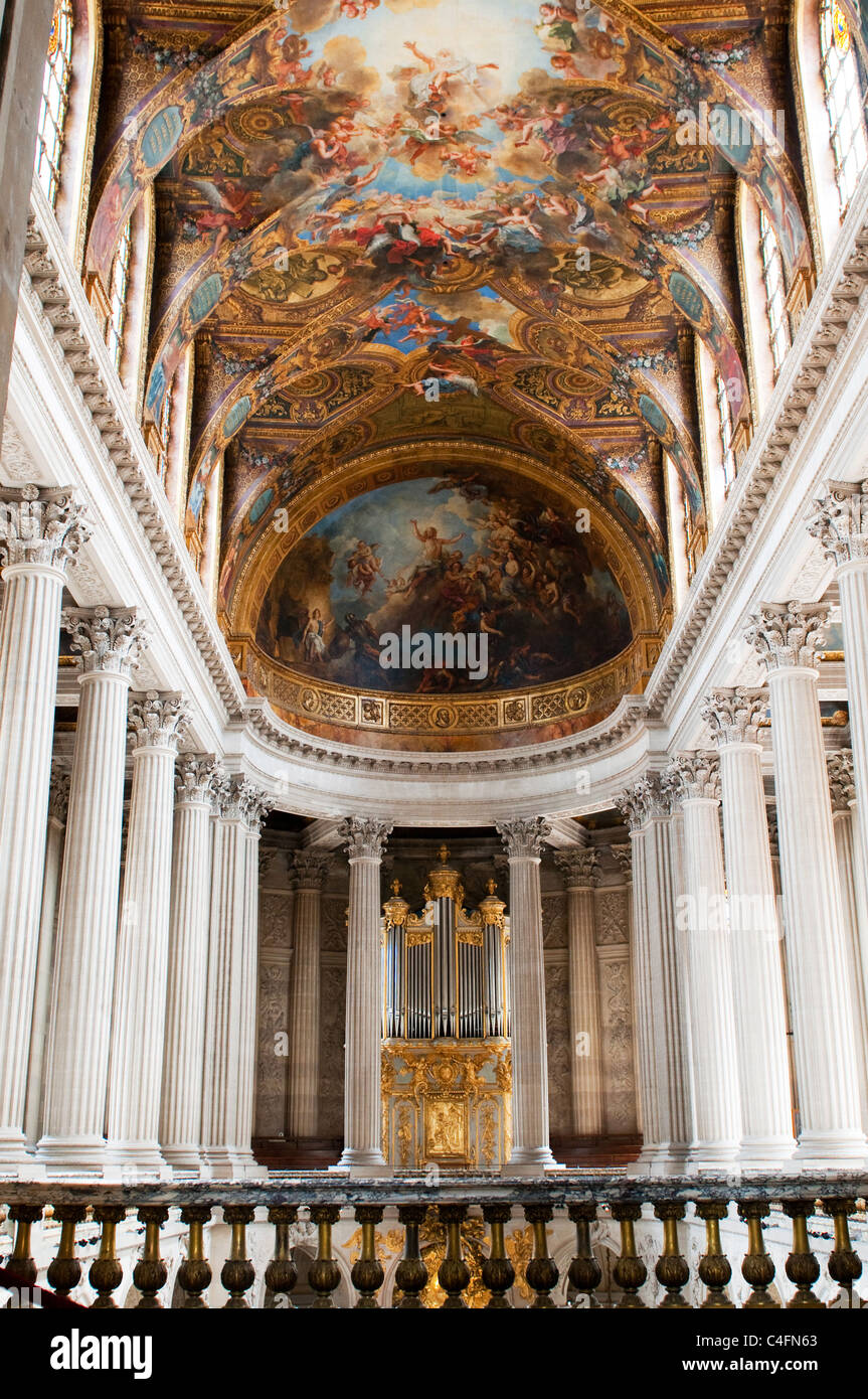 La chapelle royale de Versailles, Paris, France Banque D'Images