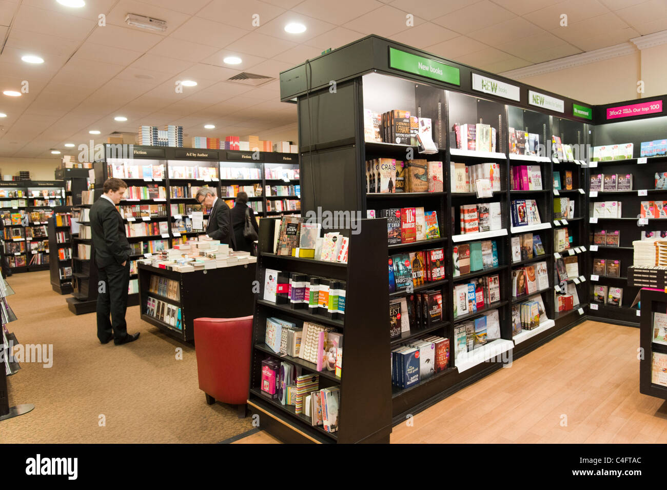 Waterstone's bookshop, London, UK Banque D'Images