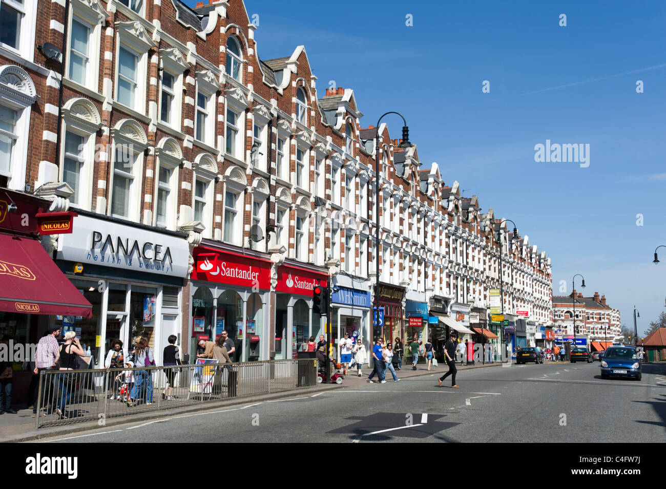 Muswell Hill Broadway, Londres, UK Banque D'Images