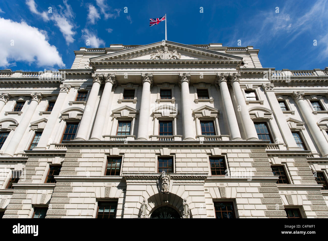 HM Treasury Building, Londres, UK Banque D'Images