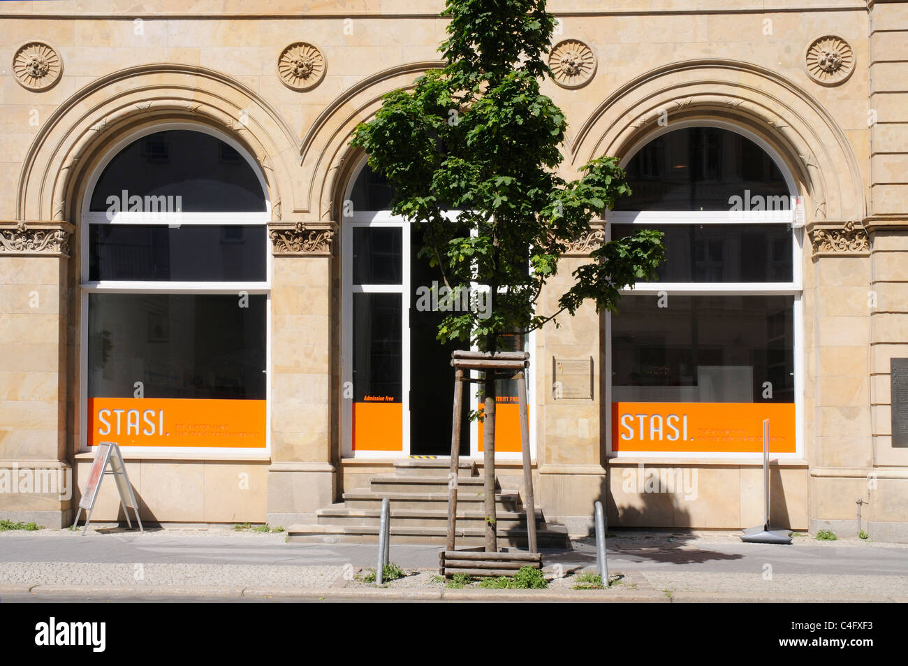 Le musée de la Stasi à Berlin est Banque D'Images