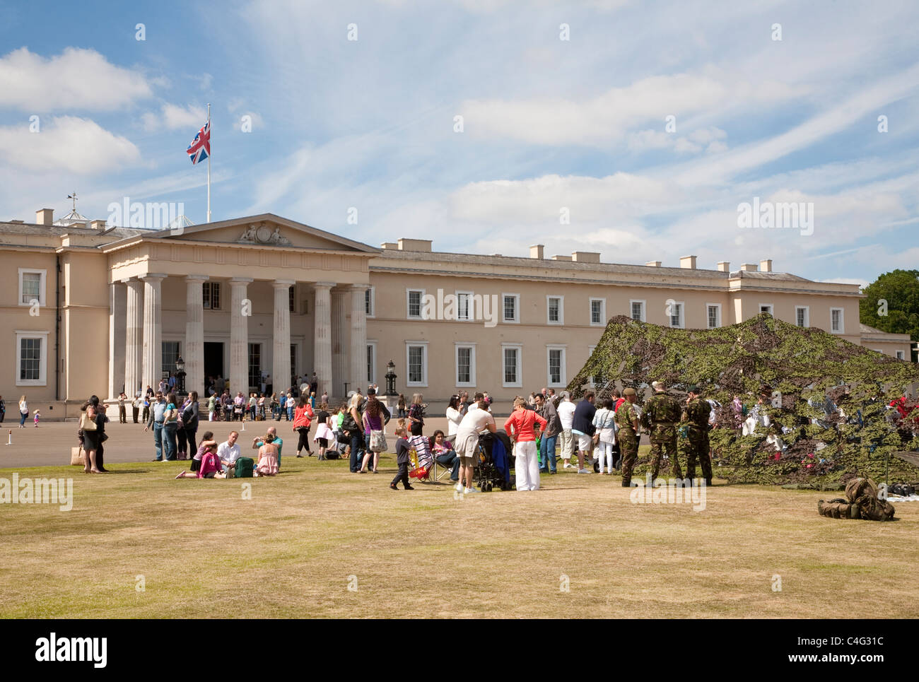 Académie Royale Militaire de Sandhurst Journée portes ouvertes du patrimoine Banque D'Images