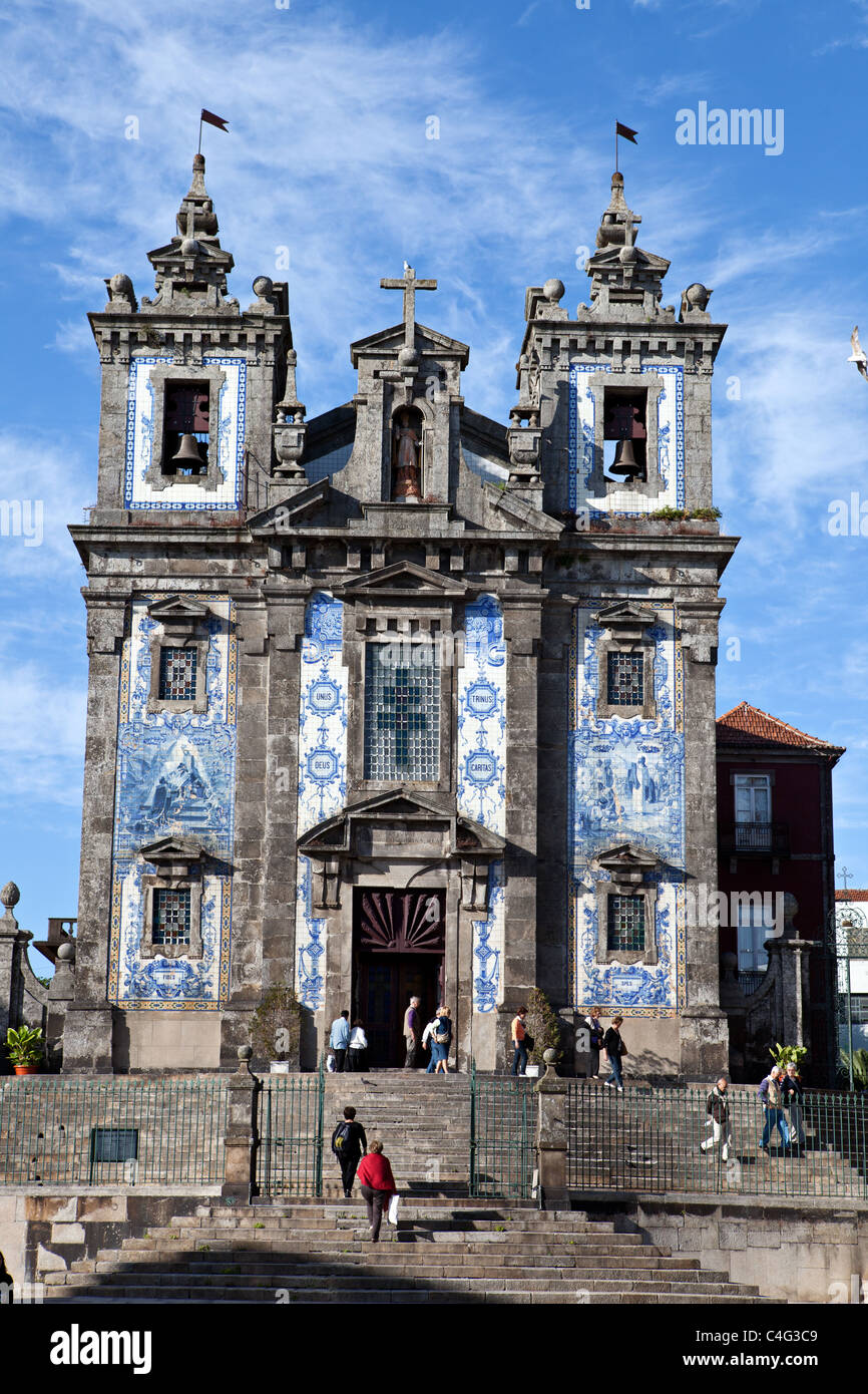 SANTO ILDEFONSO CHURCH à Porto, Porto, Portugal Banque D'Images