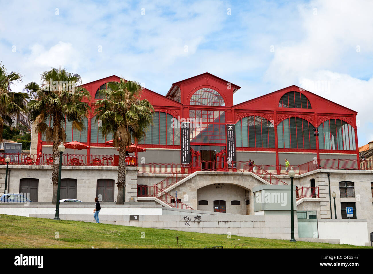 Marché Ferreira Borges, Porto, Porto, Portugal Banque D'Images