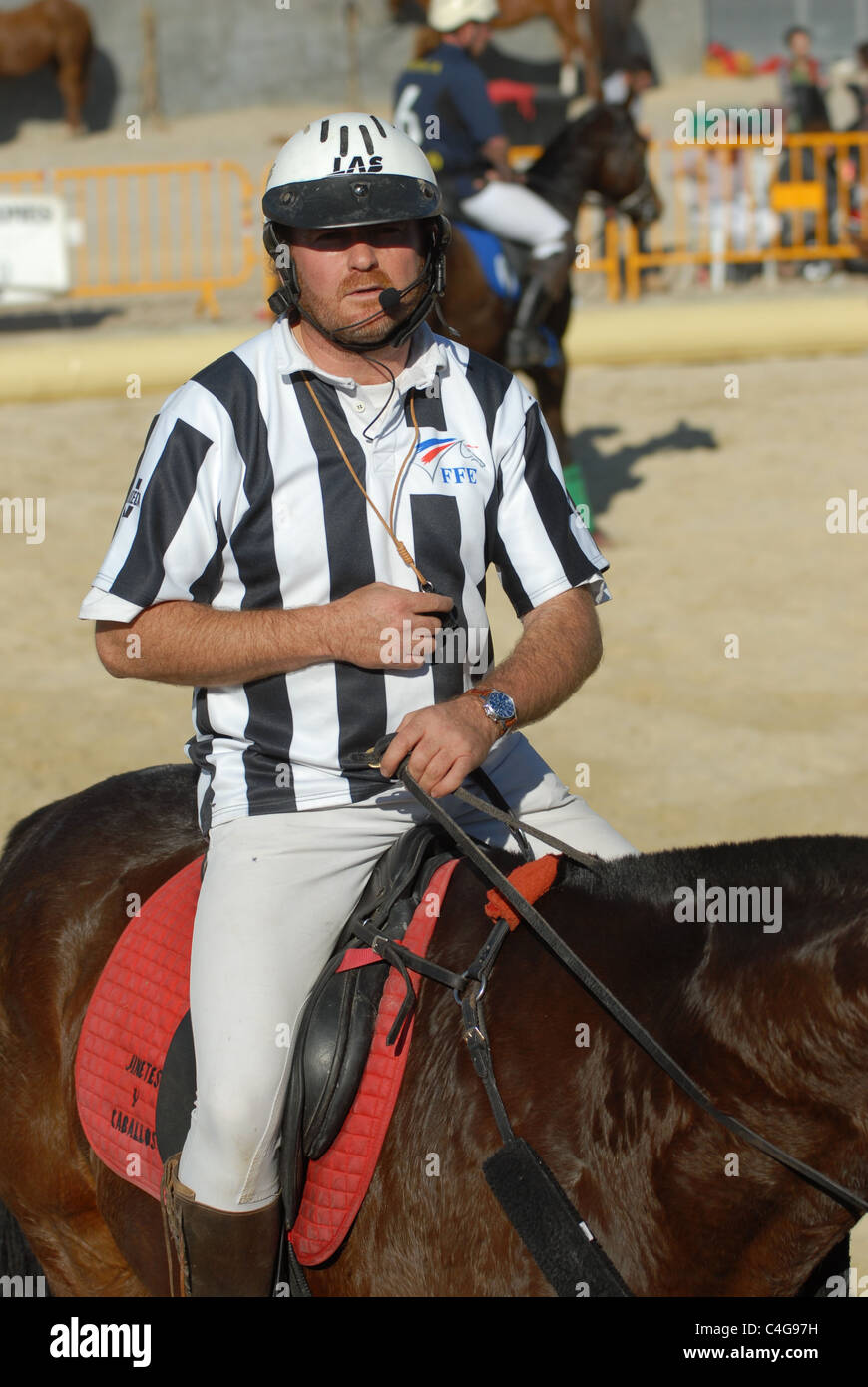 Horse ball arbitre, en Catalogne, Espagne Photo Stock - Alamy