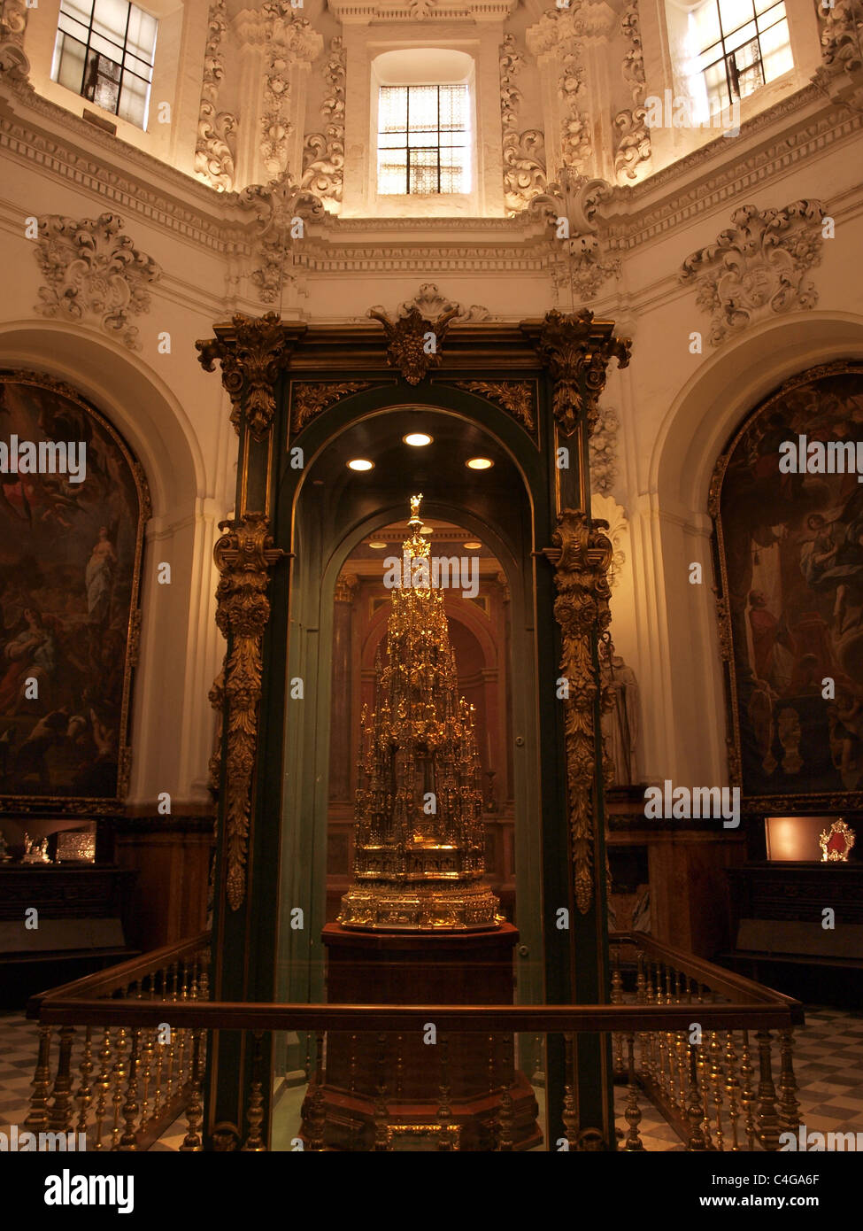 Une partie de la Mezquita de Cordoue, Espagne. Banque D'Images