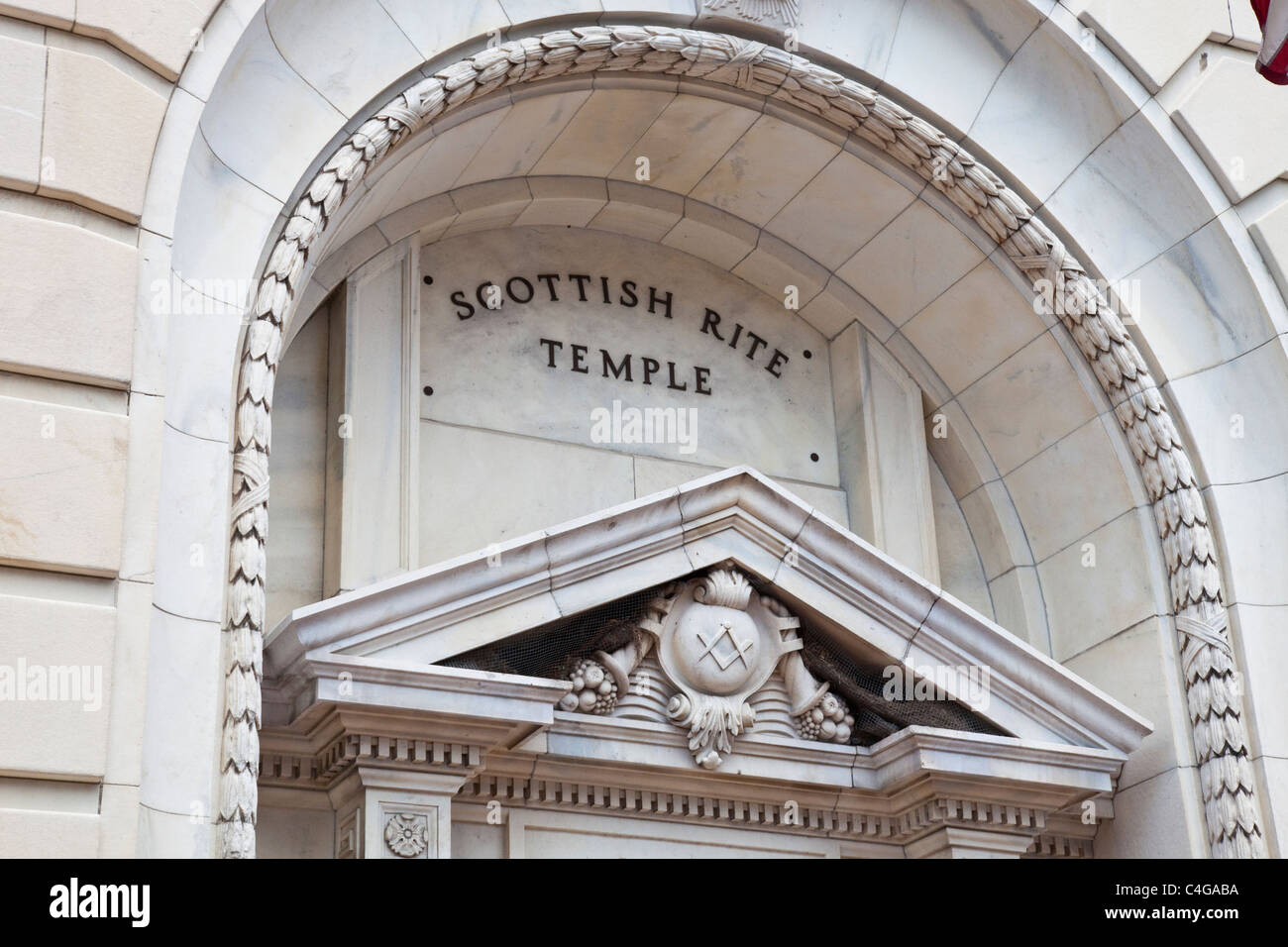 Scottish Rite Temple, Savannah, Georgia Banque D'Images