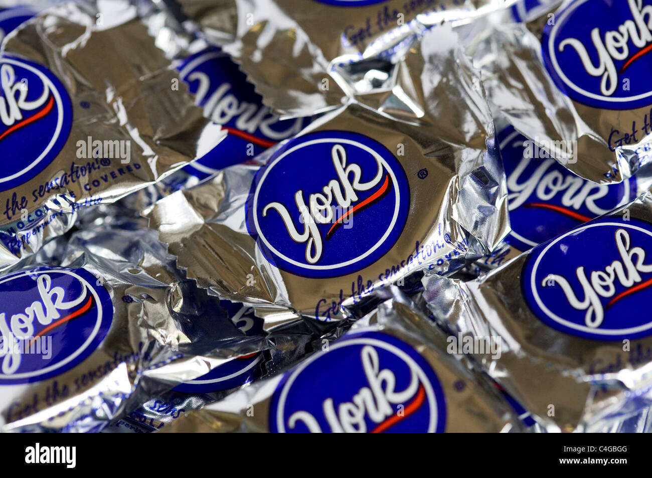 York Peppermint Pattie's. Banque D'Images