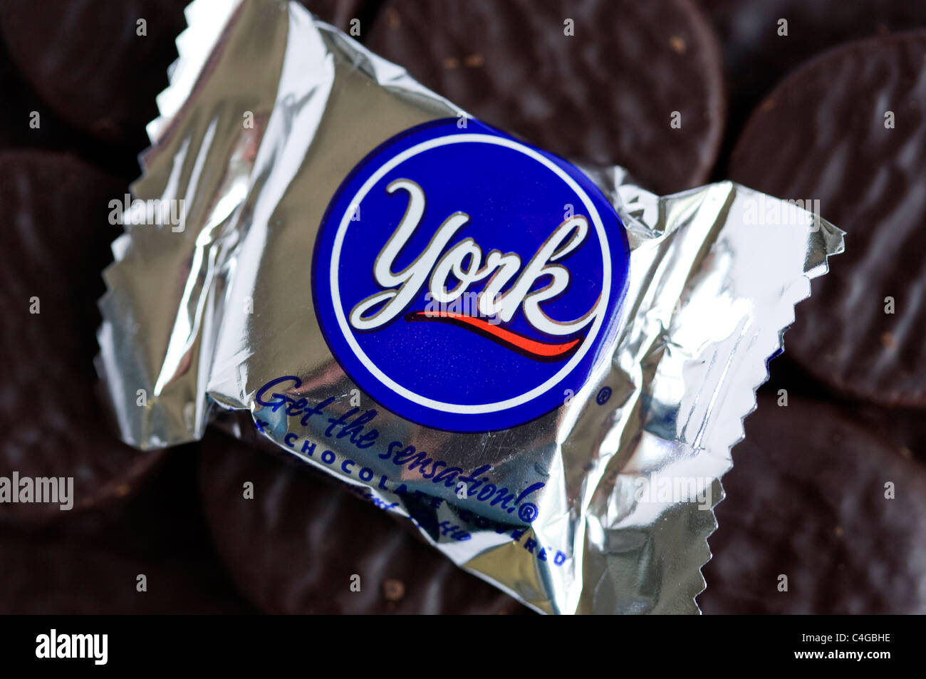 York Peppermint Pattie's. Banque D'Images