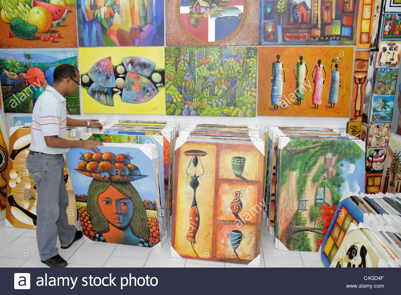 peinture sur toile republique dominicaine