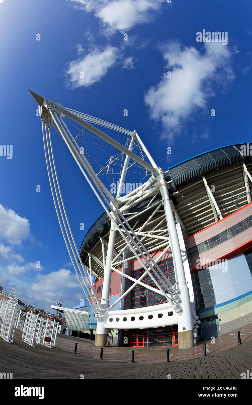 Millennium Stadium, Cardiff, Glamorgan, Pays de Galles du Sud, Cymru, FR, UK, Banque D'Images