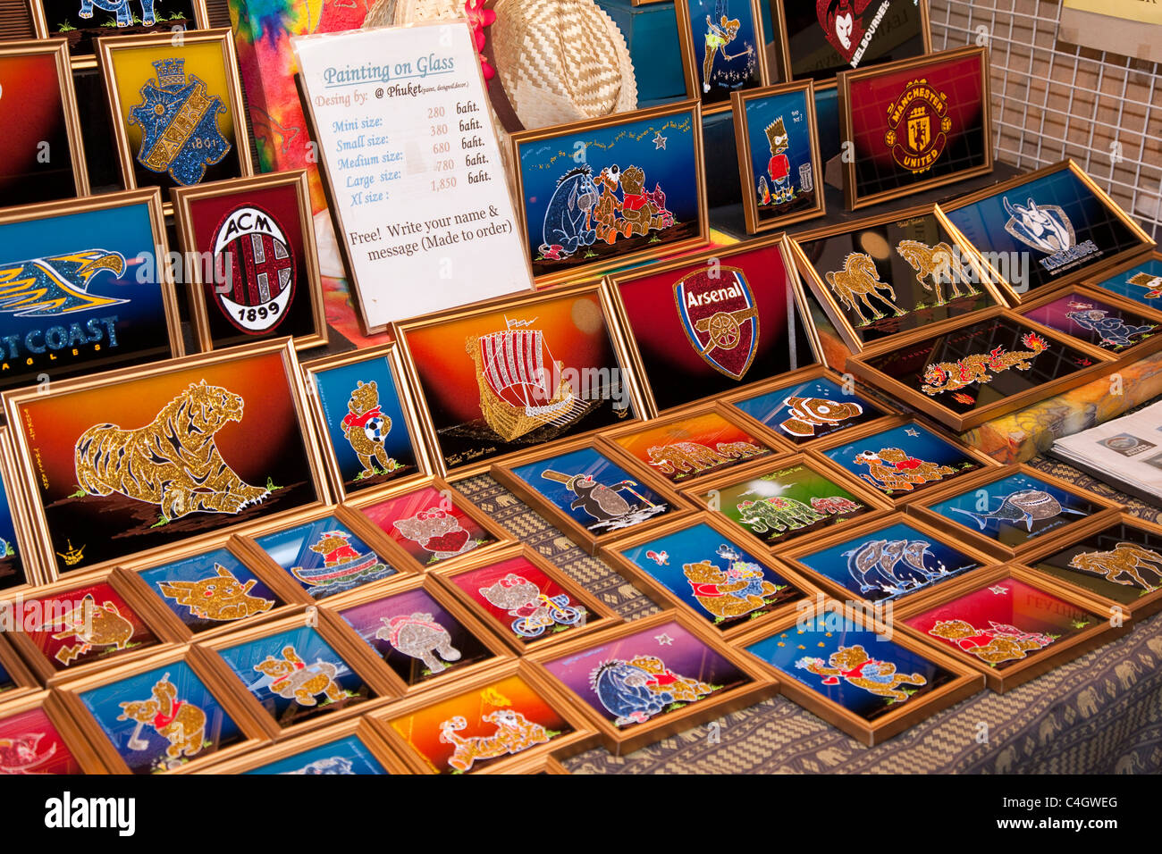 Market stall, Phuket, Thailand Banque D'Images