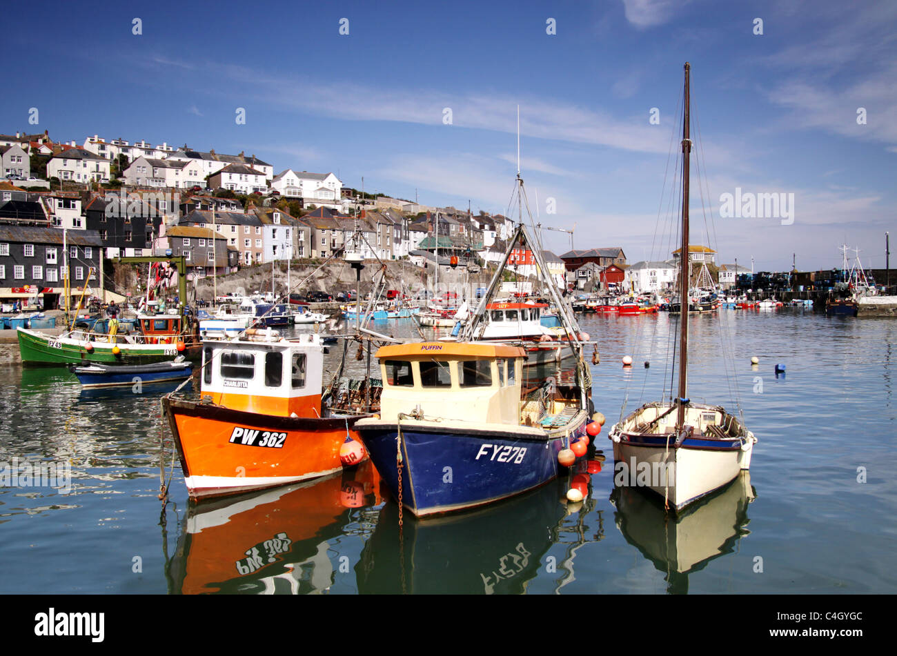 Mevagissey Cornwall,Ouest,pays,Angleterre,UK Banque D'Images