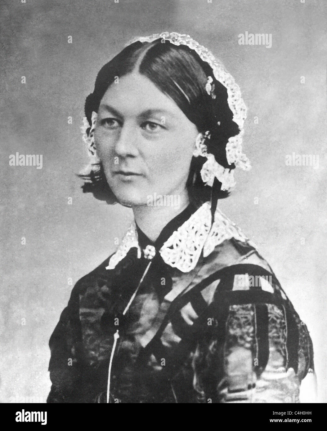 Florence Nightingale est célèbre pour son travail au cours de la guerre de Crimée (1854 - 56). Archives de presse Service Portrait Banque D'Images