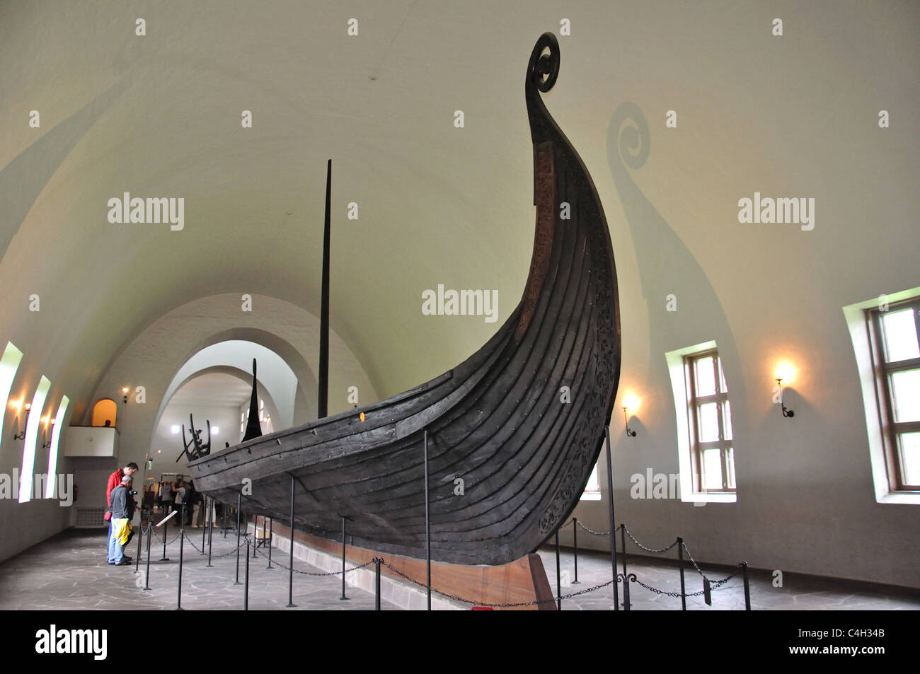 Le 'navire' Oseberg, Viking Ship Museum, Bygdøynesveien, Péninsule de Bygdøy, Oslo, Oslo, comté d'Østlandet, Norvège Région Banque D'Images