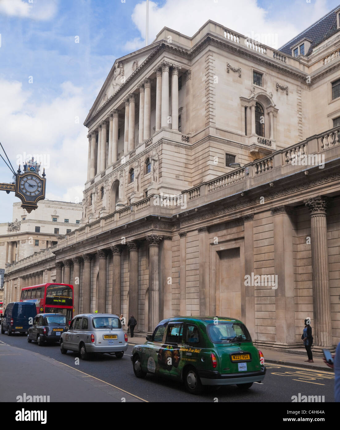 Banque d'Angleterre dans la ville de Londres Banque D'Images