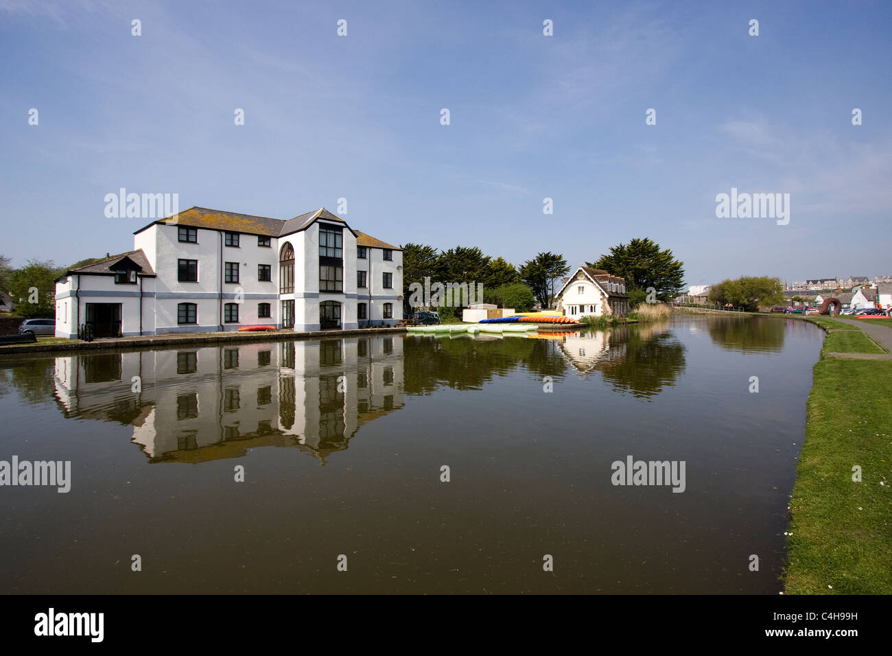 Canal de Bude, Cornwall. Banque D'Images